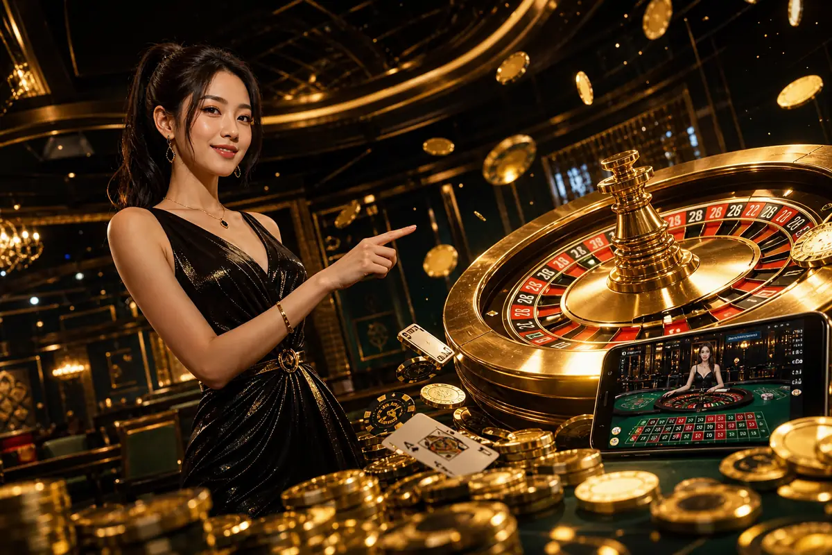 6tdms kasino dealer langsung meja baccarat